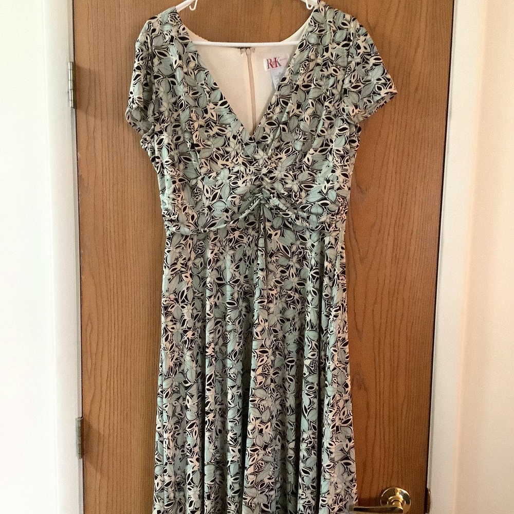 R&K Original Print Dress Sz16